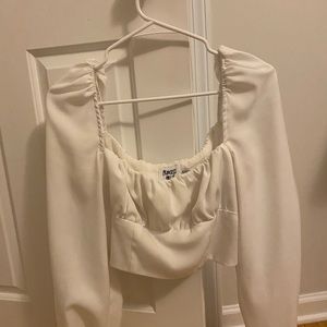 Princess Polly white square neck top